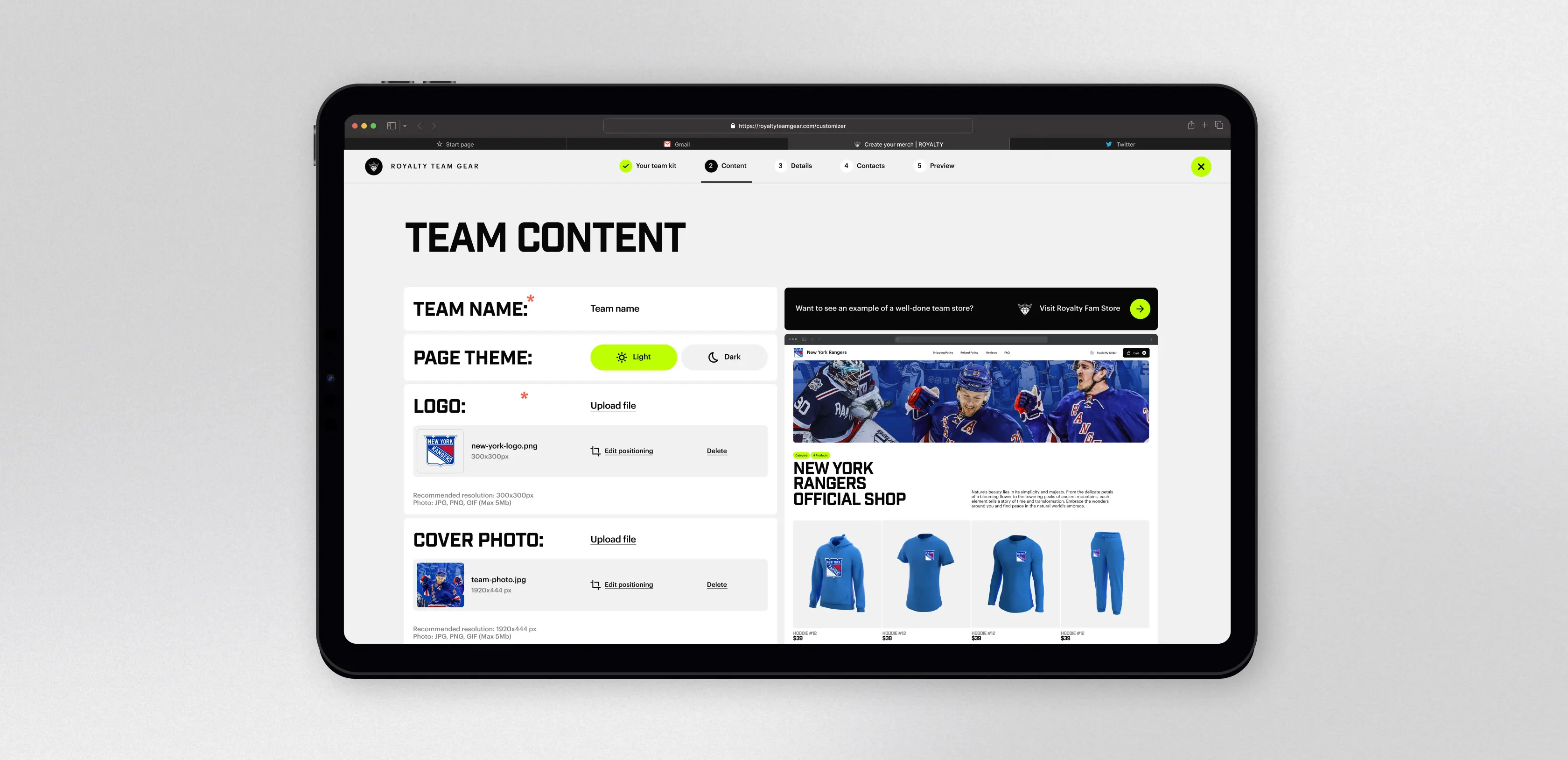 Interactive 3D product viewer