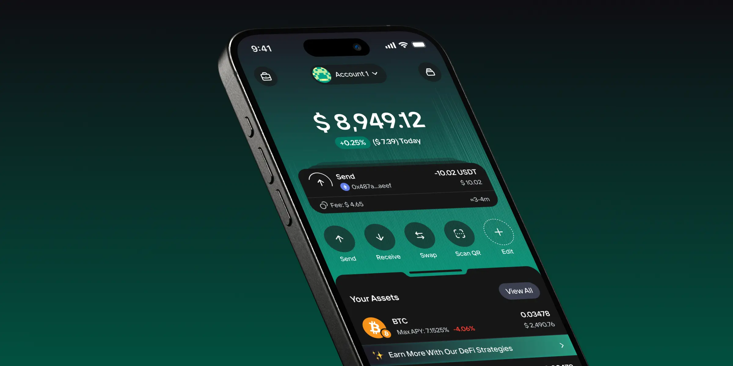 Crypto wallet app overview